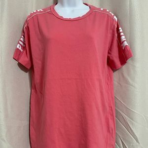 Vs pink campus tee short sleeve size small